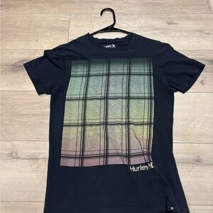 Hurley Multicolor Plaid Graphic Tee